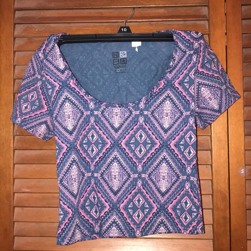 Aztec cropped top